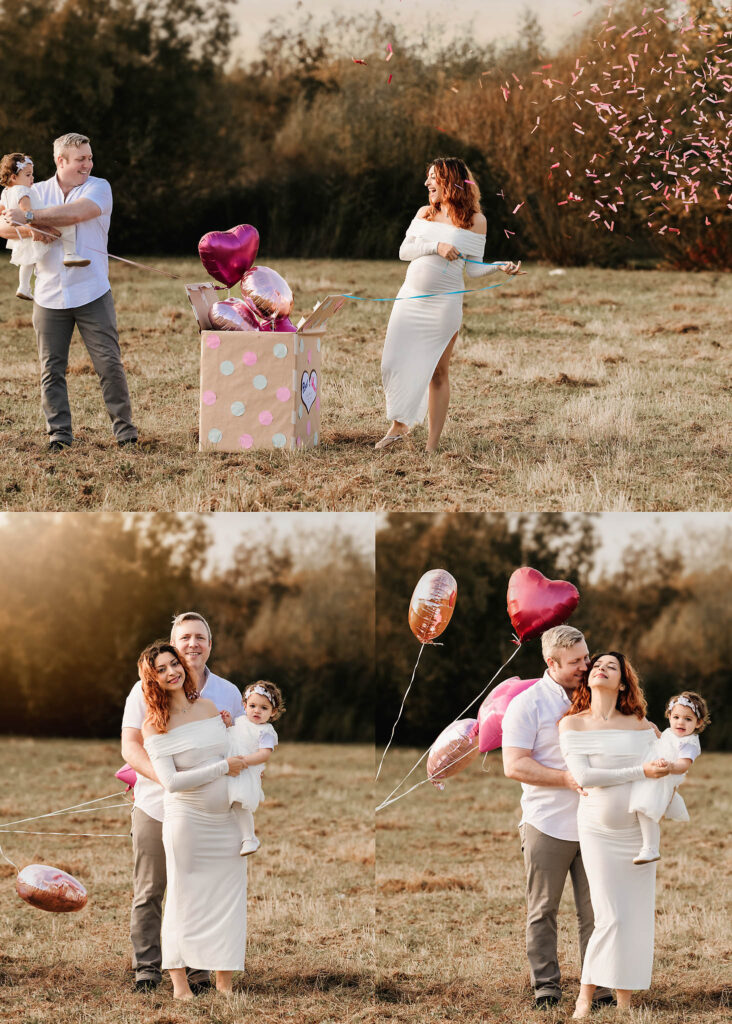 gender reveal photography