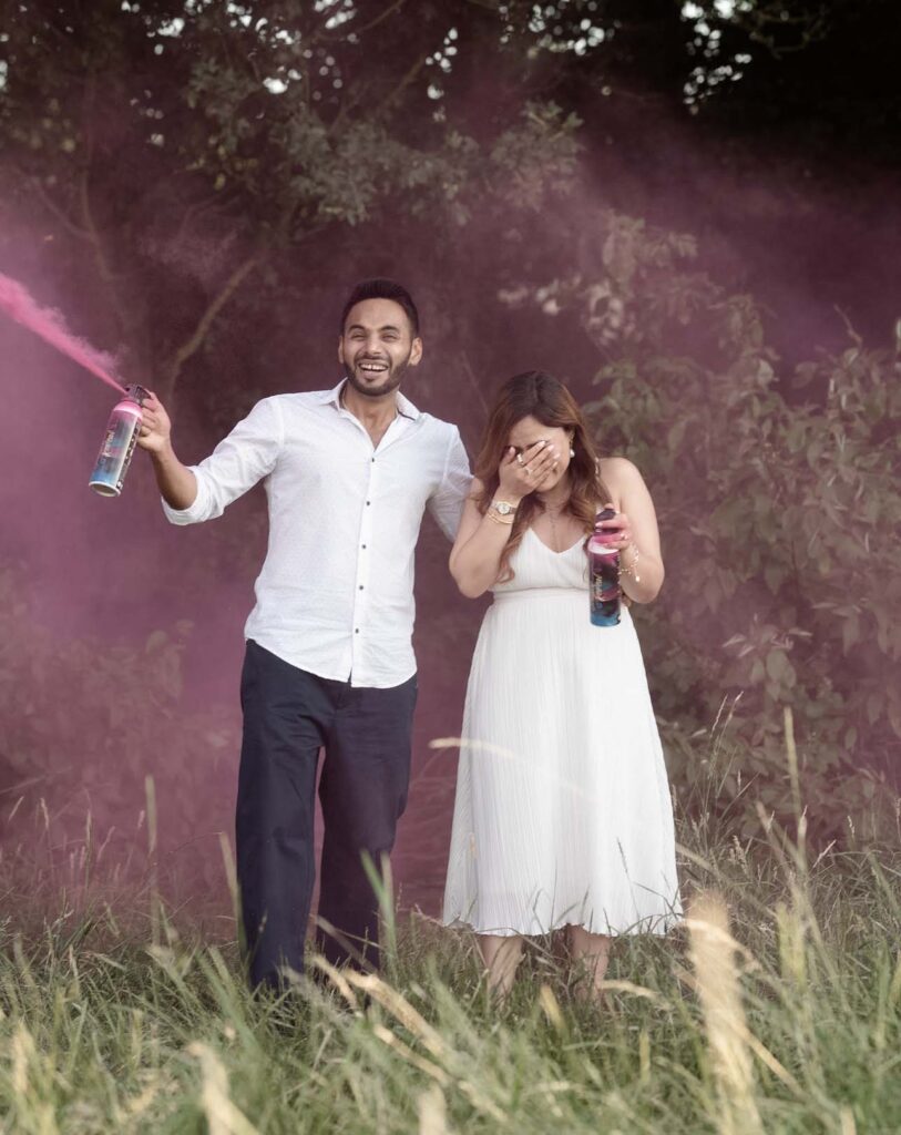 gender reveal photography