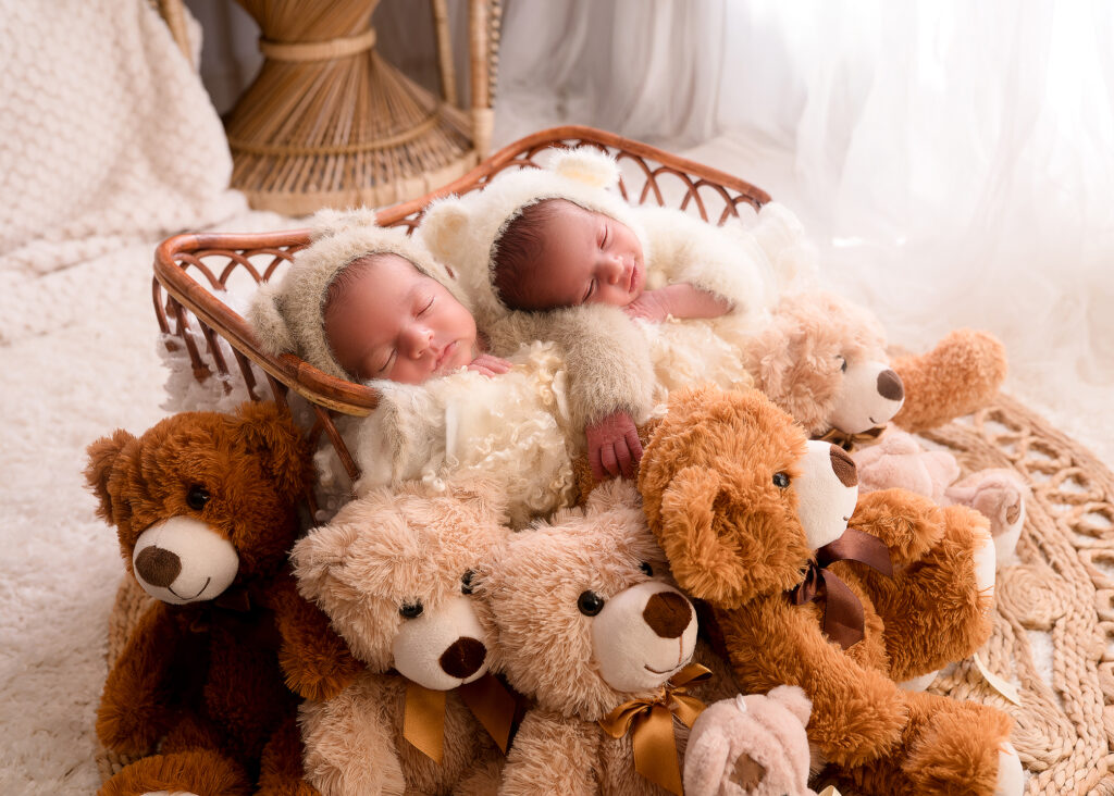 newborn twin photoshoot milton keynes